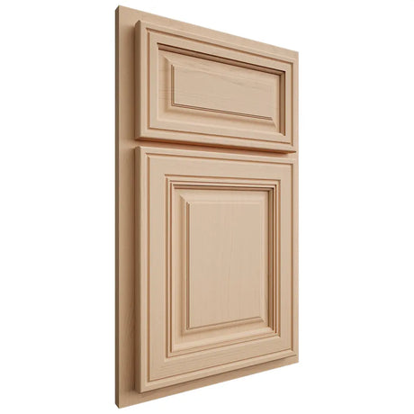 Shiloh Cabinetry Partial Overlay Savannah Maple Plain Cut Natural Door