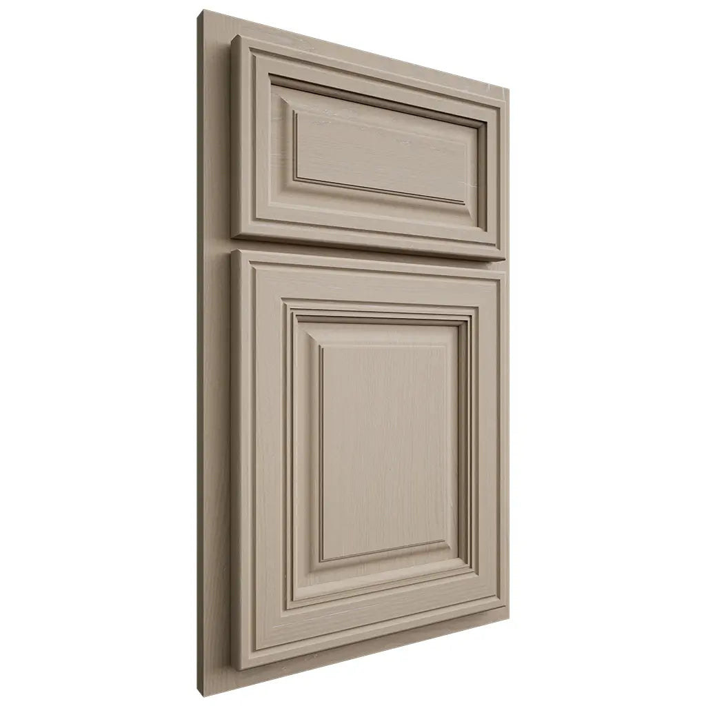 Shiloh Cabinetry Partial Overlay Savannah Maple Plain Cut Pebble Door