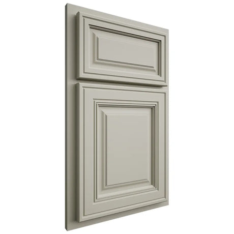 Shiloh Cabinetry Partial Overlay Savannah Paintable Clary Sage Door