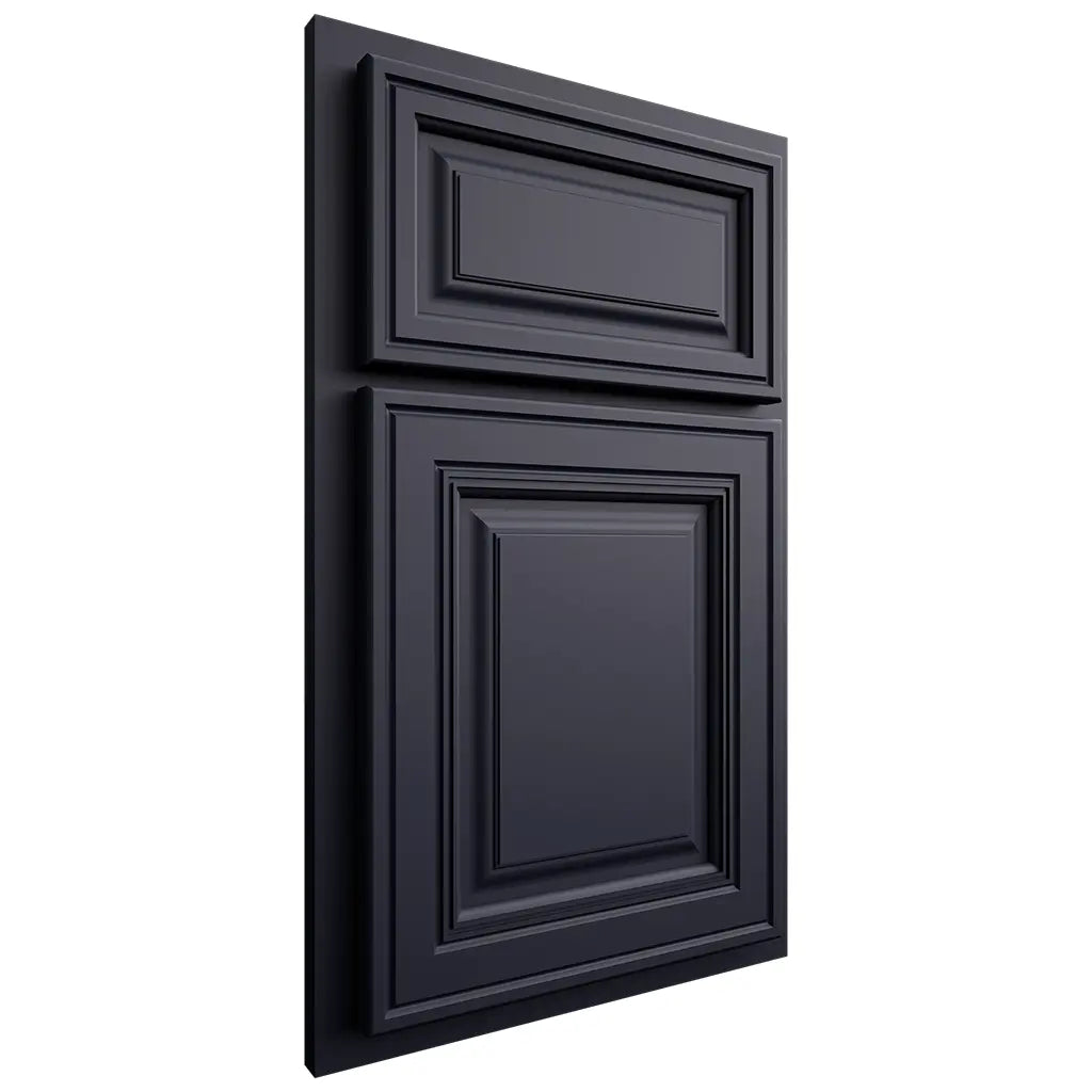Shiloh Cabinetry Partial Overlay Savannah Paintable Hale Navy Door