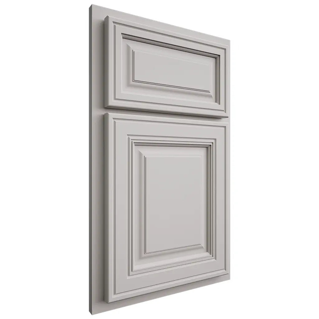 Shiloh Cabinetry Partial Overlay Savannah Paintable Mindful Gray Door
