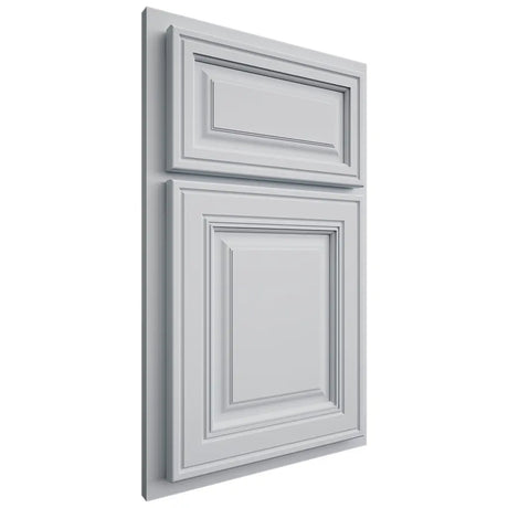 Shiloh Cabinetry Partial Overlay Savannah Paintable Niebla Azul Door