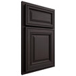 Shiloh Cabinetry Partial Overlay Savannah Poplar Plain Cut Carbon Door