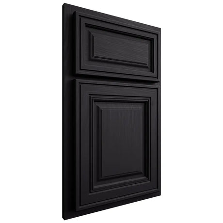 Shiloh Cabinetry Partial Overlay Savannah Poplar Plain Cut Harbor Door