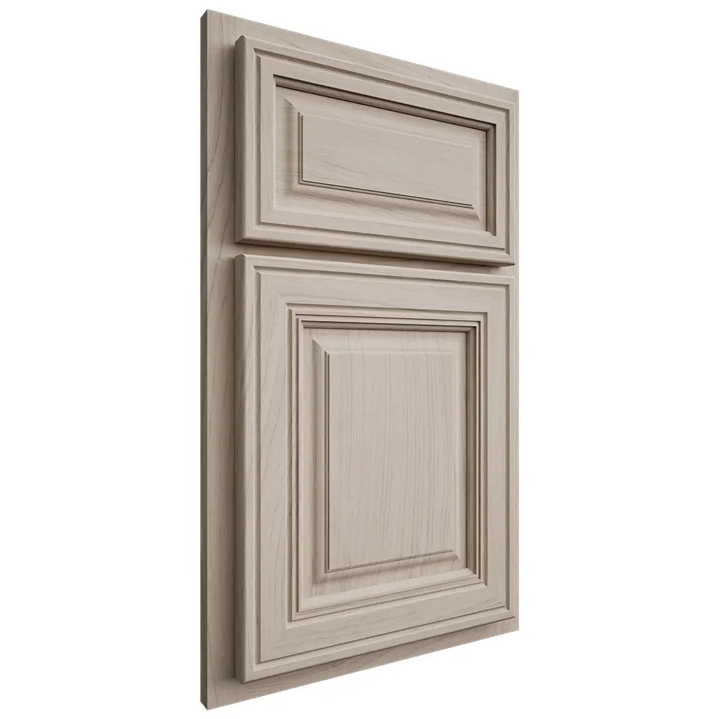 Shiloh Cabinetry Partial Overlay Savannah Poplar Plain Cut Seagull Door