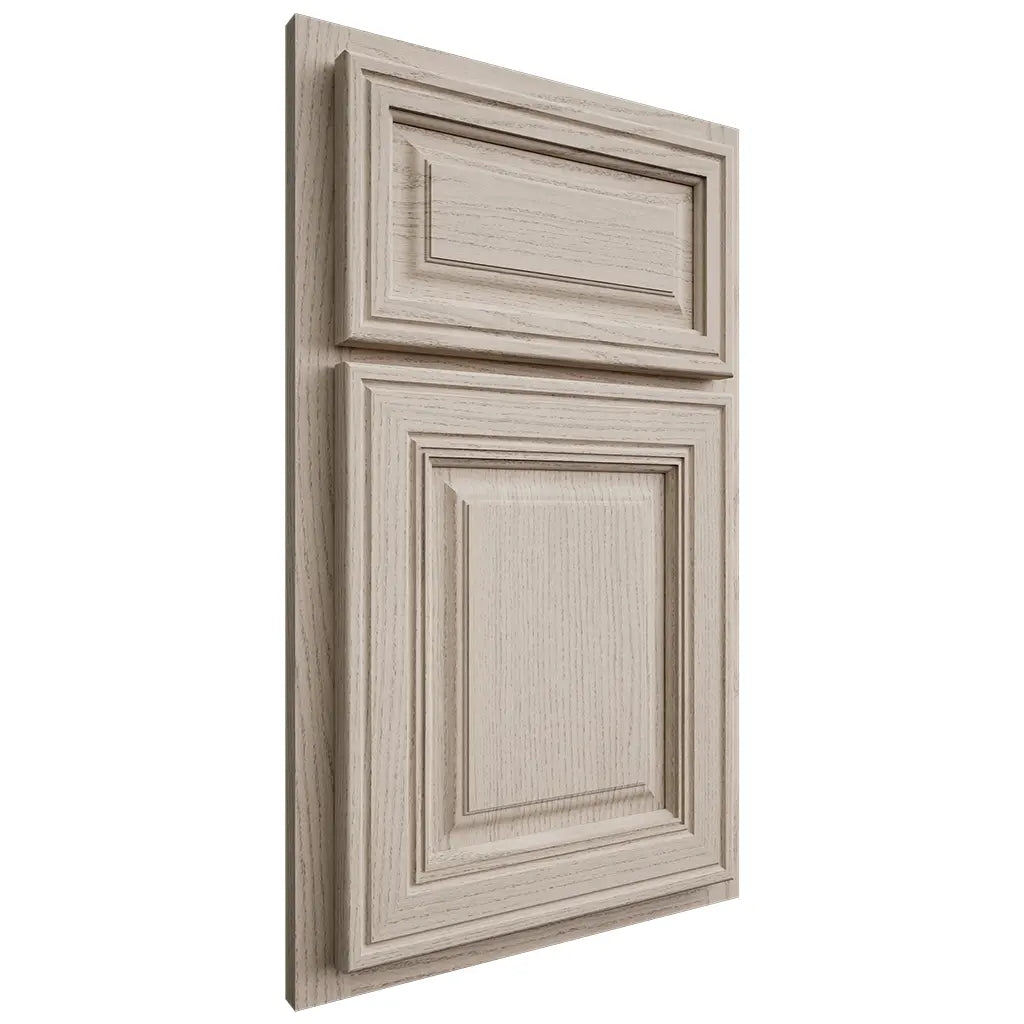 Shiloh Cabinetry Partial Overlay Savannah Walnut Plain Cut Seagull Door