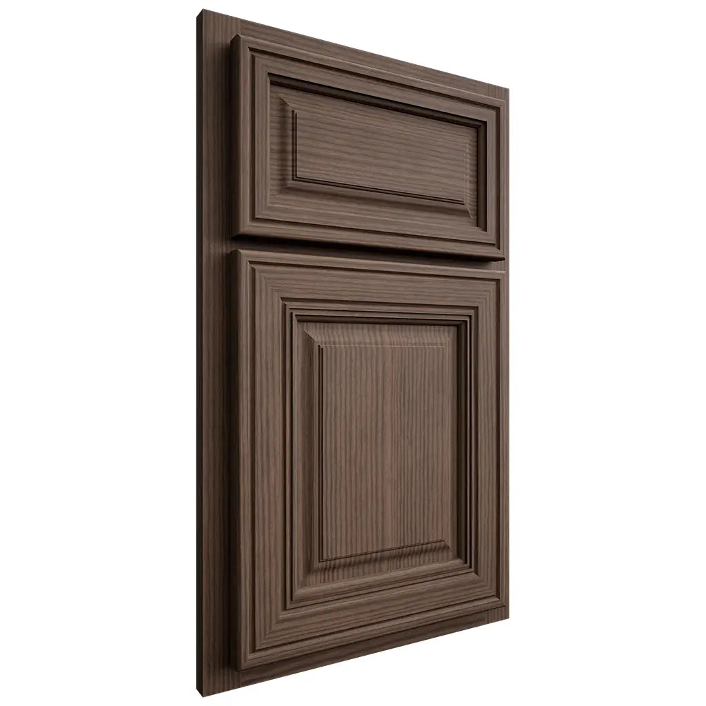 Shiloh Cabinetry Partial Overlay Savannah White Oak Rift Cut Mineral Door
