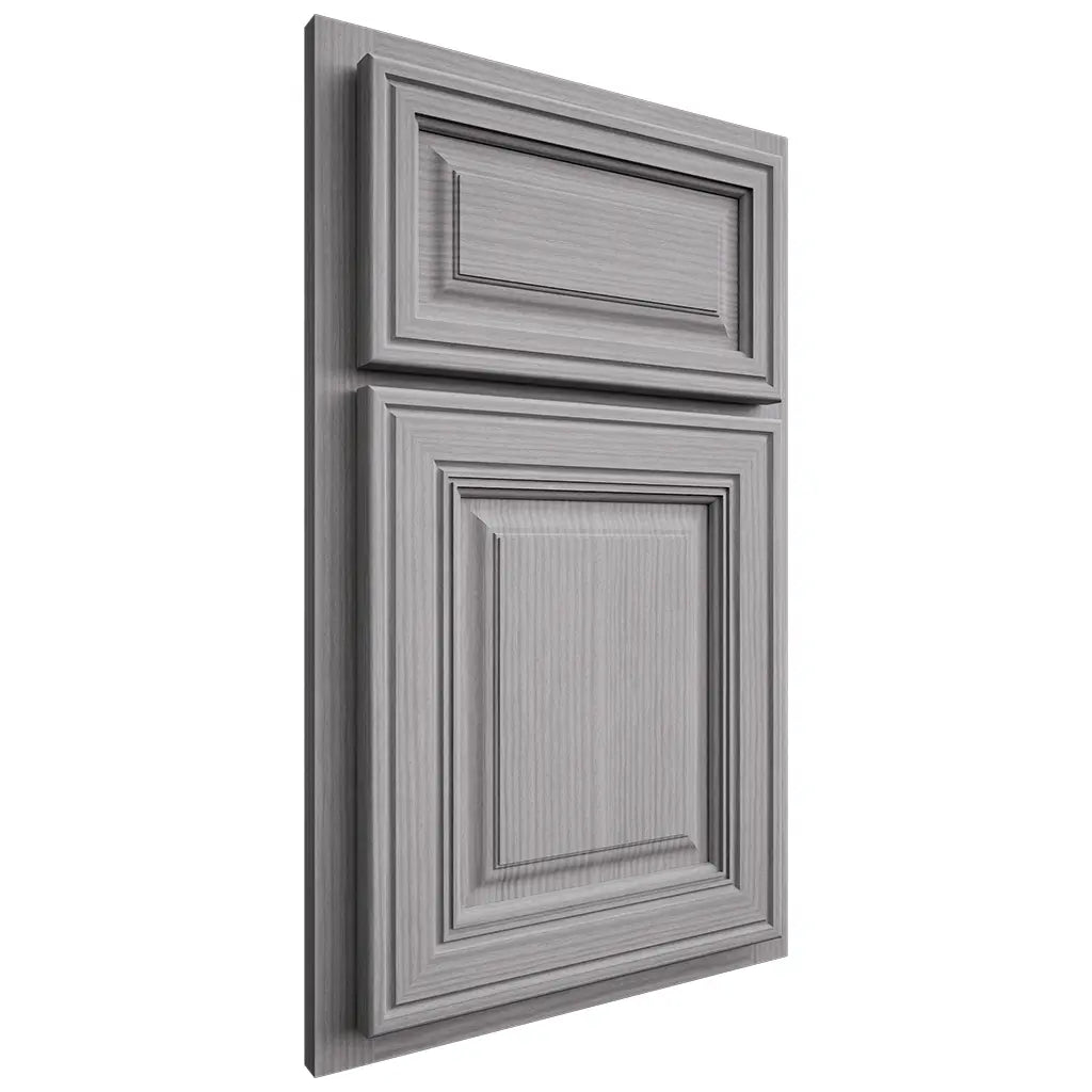 Shiloh Cabinetry Partial Overlay Savannah White Oak Rift Cut Stratus Door