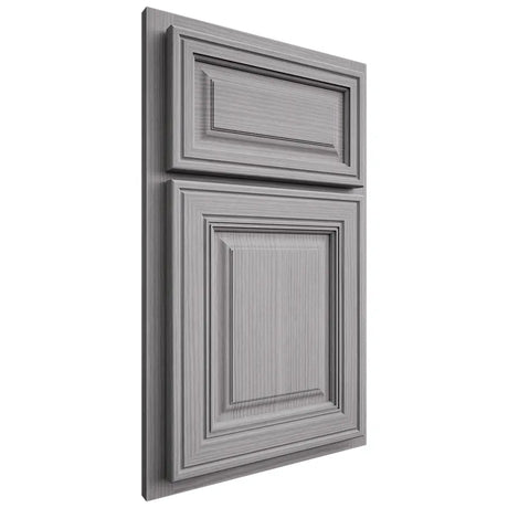Shiloh Cabinetry Partial Overlay Savannah White Oak Rift Cut Stratus Door