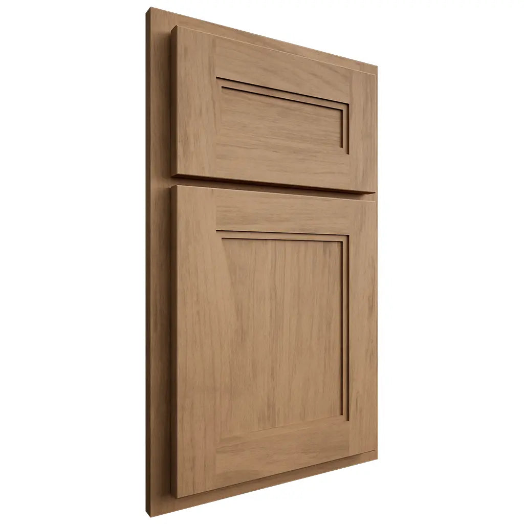Shiloh Cabinetry Partial Overlay Scottsdale Alder Plain Cut Dusty Road Door