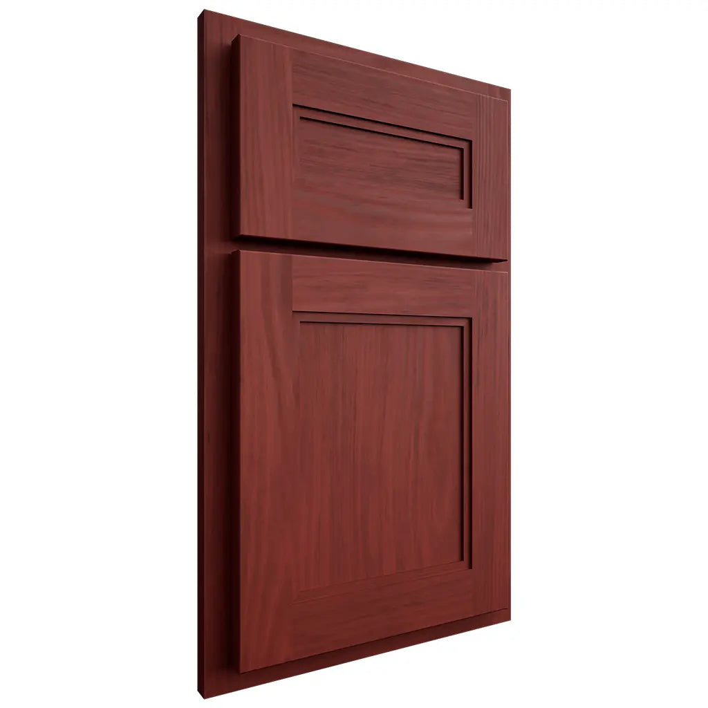 Shiloh Cabinetry Partial Overlay Scottsdale Cherry Plain Cut Red Door