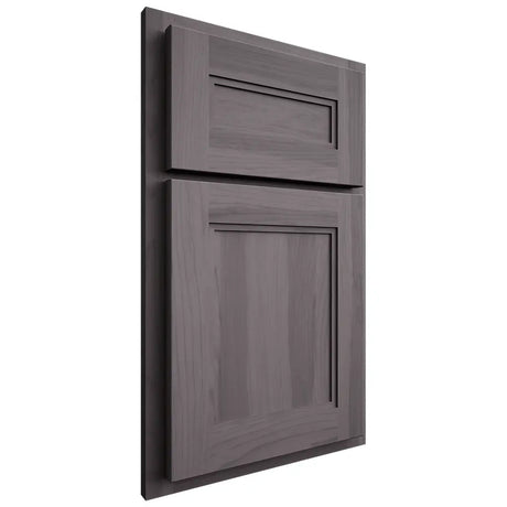 Shiloh Cabinetry Partial Overlay Scottsdale Hickory Plain Cut Cadet Door