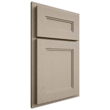 Shiloh Cabinetry Partial Overlay Scottsdale Maple Plain Cut Pebble Door