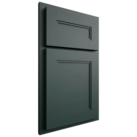 Shiloh Cabinetry Partial Overlay Scottsdale Paintable Billiard Green Door