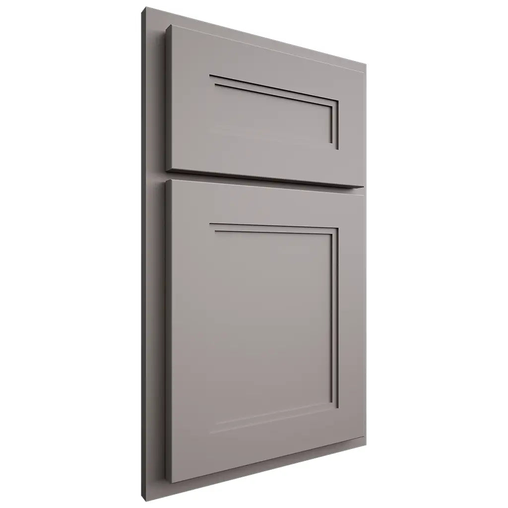 Shiloh Cabinetry Partial Overlay Scottsdale Paintable Dovetail Gray Door