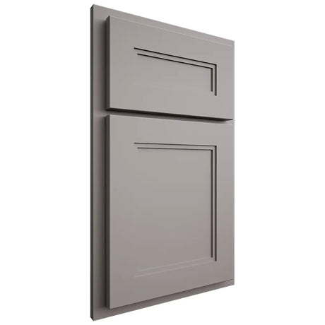 Shiloh Cabinetry Partial Overlay Scottsdale Paintable Dovetail Gray Door