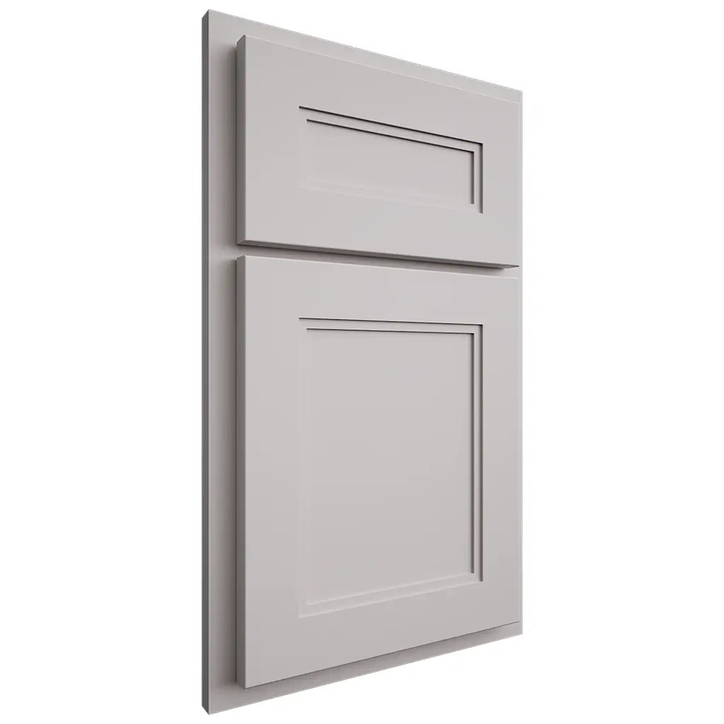 Shiloh Cabinetry Partial Overlay Scottsdale Paintable Light French Gray Door