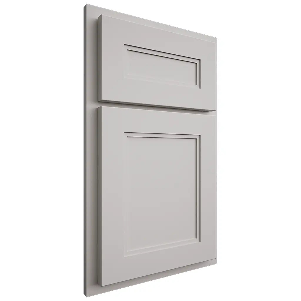 Shiloh Cabinetry Partial Overlay Scottsdale Paintable Mindful Gray Door