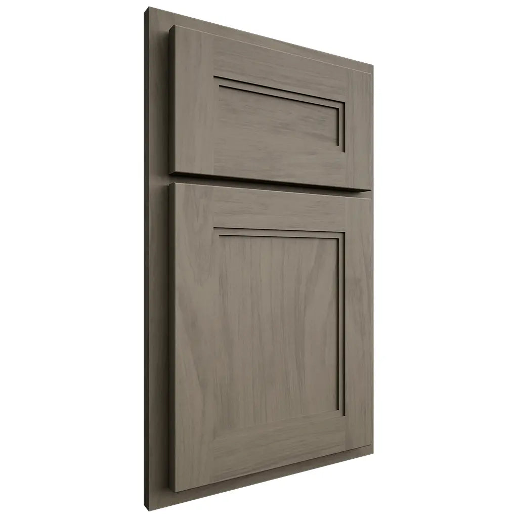 Shiloh Cabinetry Partial Overlay Scottsdale Poplar Plain Cut Sterling Door