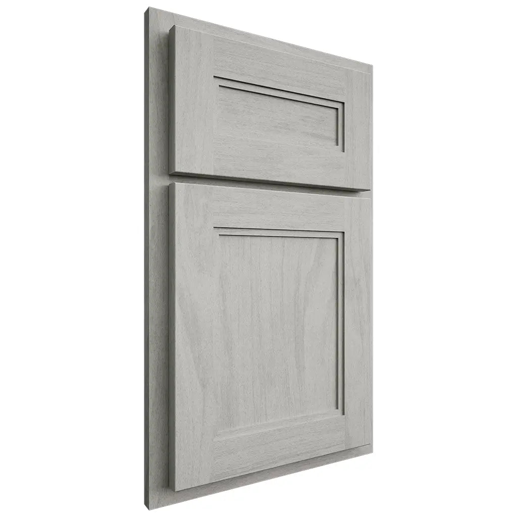 Shiloh Cabinetry Partial Overlay Scottsdale Poplar Plain Cut Stratus Door