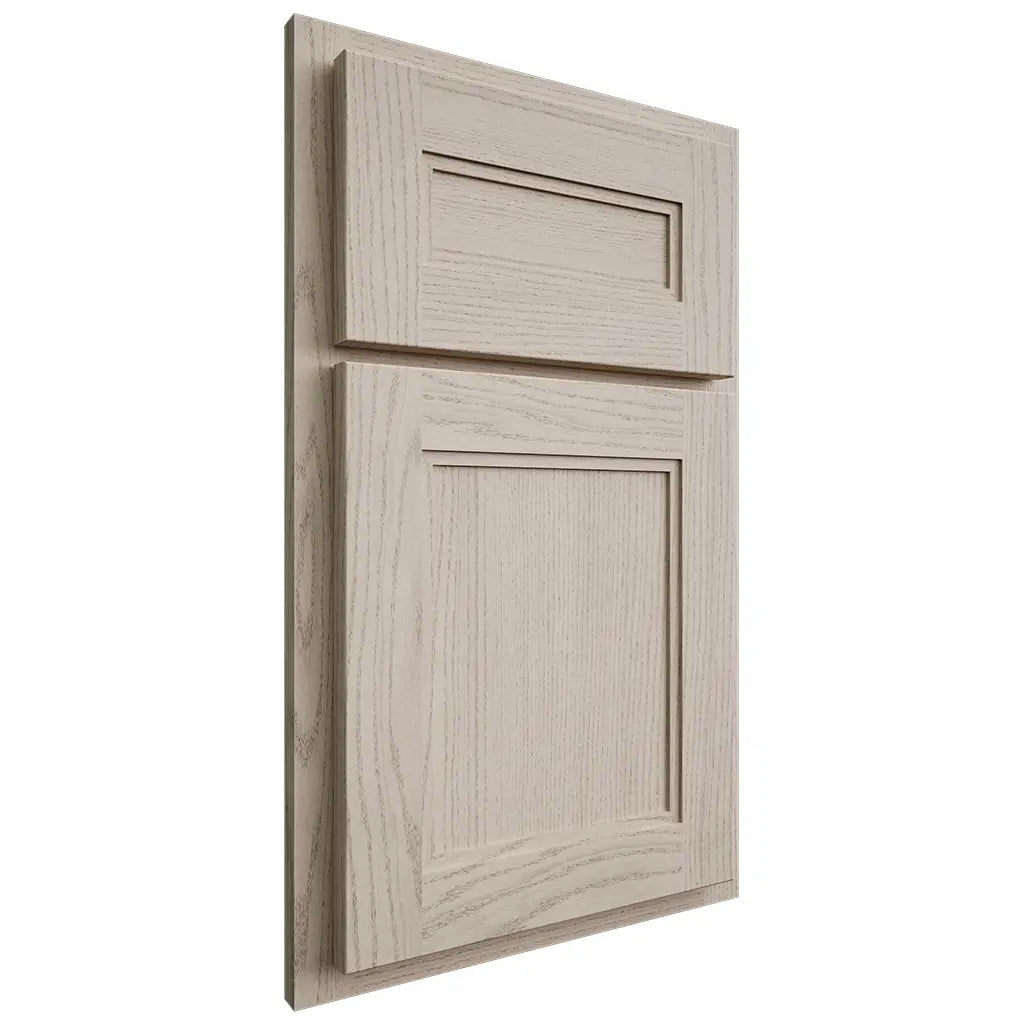 Shiloh Cabinetry Partial Overlay Scottsdale Walnut Plain Cut Seagull Door
