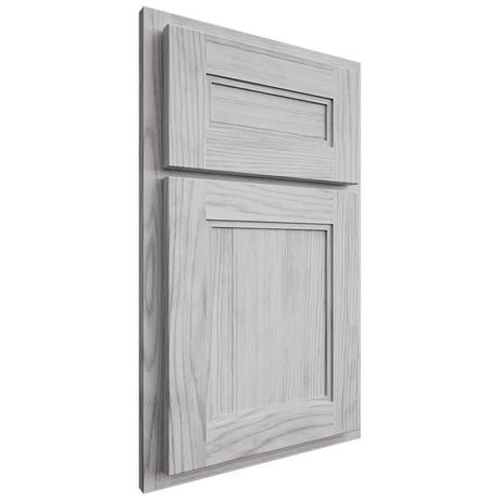 Shiloh Cabinetry Partial Overlay Scottsdale Walnut Plain Cut Stratus Door