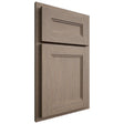 Shiloh Cabinetry Partial Overlay Scottsdale White Oak Rift Cut Almond Door