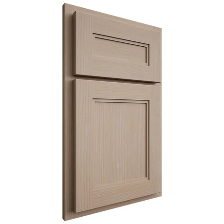 Shiloh Cabinetry Partial Overlay Scottsdale White Oak Rift Cut Straw Door