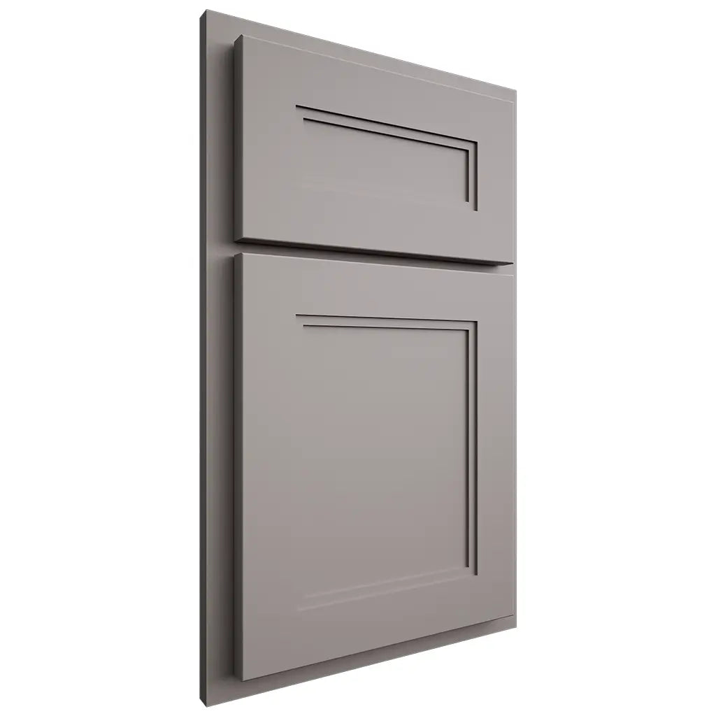 Shiloh Cabinetry Partial Overlay Scottsdale One Paintable Dovetail Gray Door