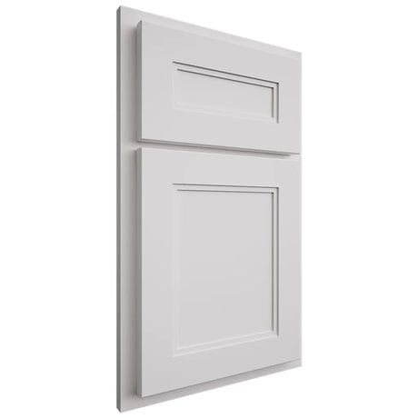 Shiloh Cabinetry Partial Overlay Scottsdale One Paintable Polar Door