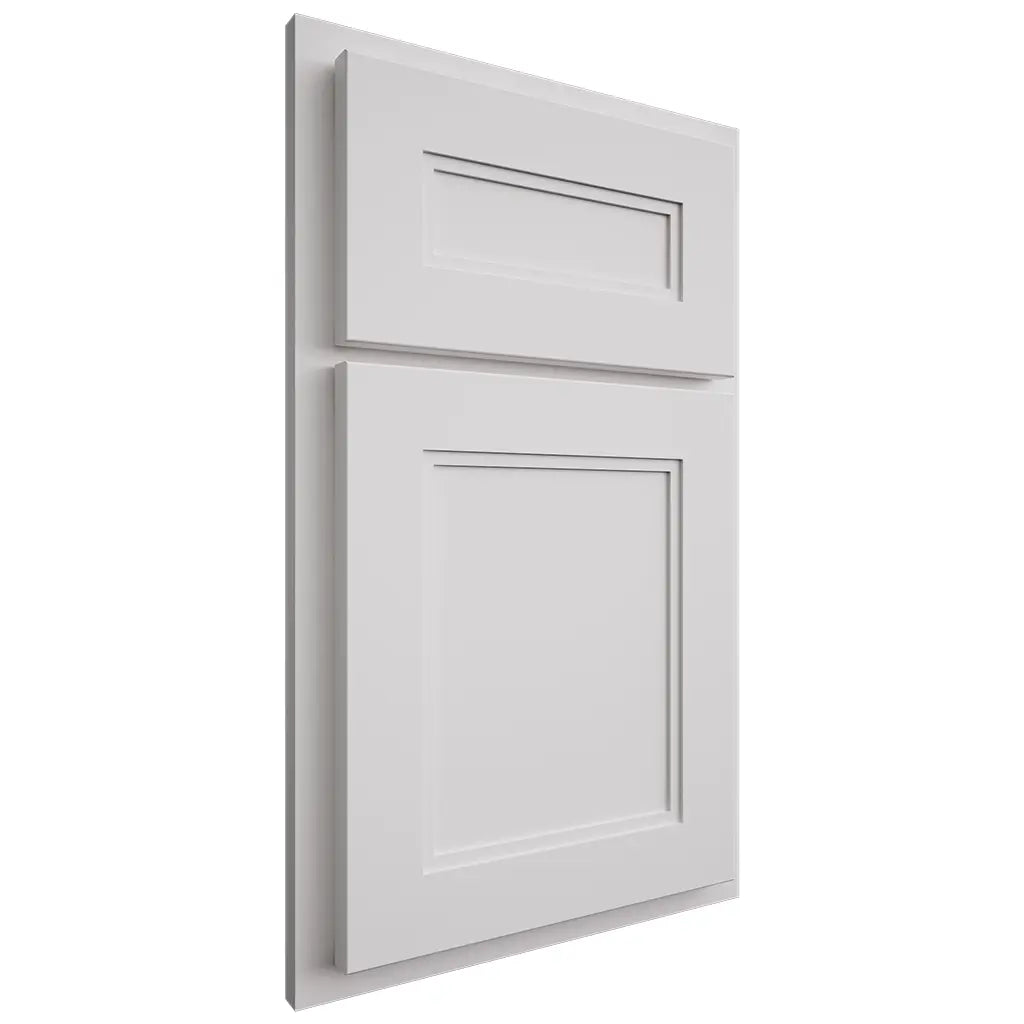 Shiloh Cabinetry Partial Overlay Scottsdale One Paintable Polar Door