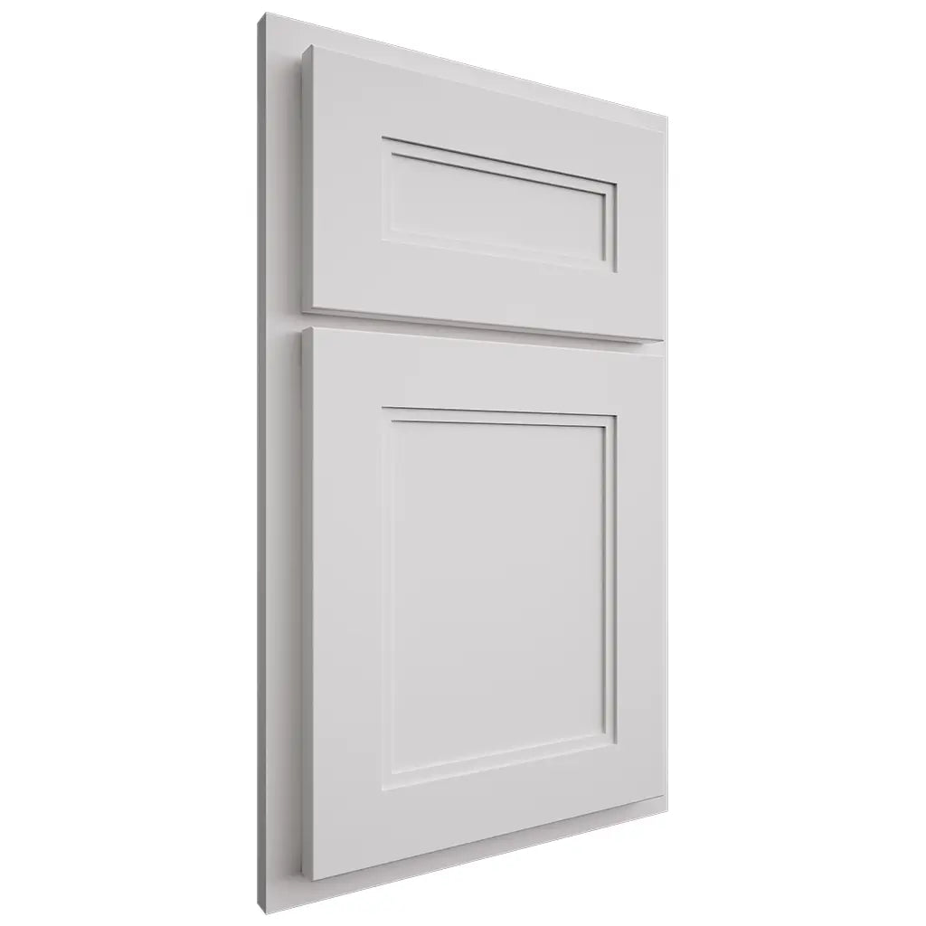 Shiloh Cabinetry Partial Overlay Scottsdale One Paintable Pure White Door