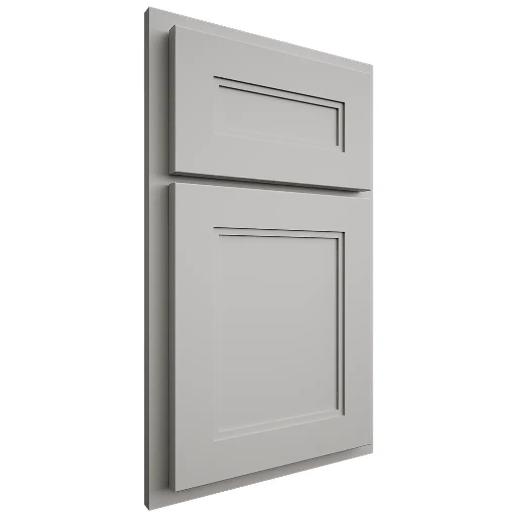 Shiloh Cabinetry Partial Overlay Scottsdale One Paintable Unusual Gray Door