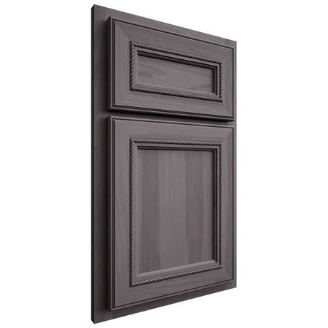 Shiloh Cabinetry Partial Overlay Shelby Hickory Plain Cut Cadet Door