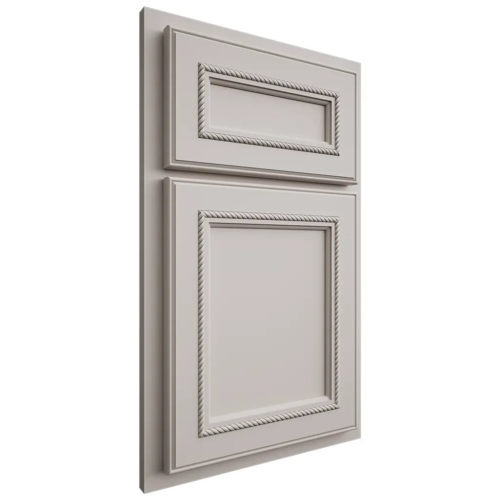 Shiloh Cabinetry Partial Overlay Shelby Paintable Amazing Gray Door