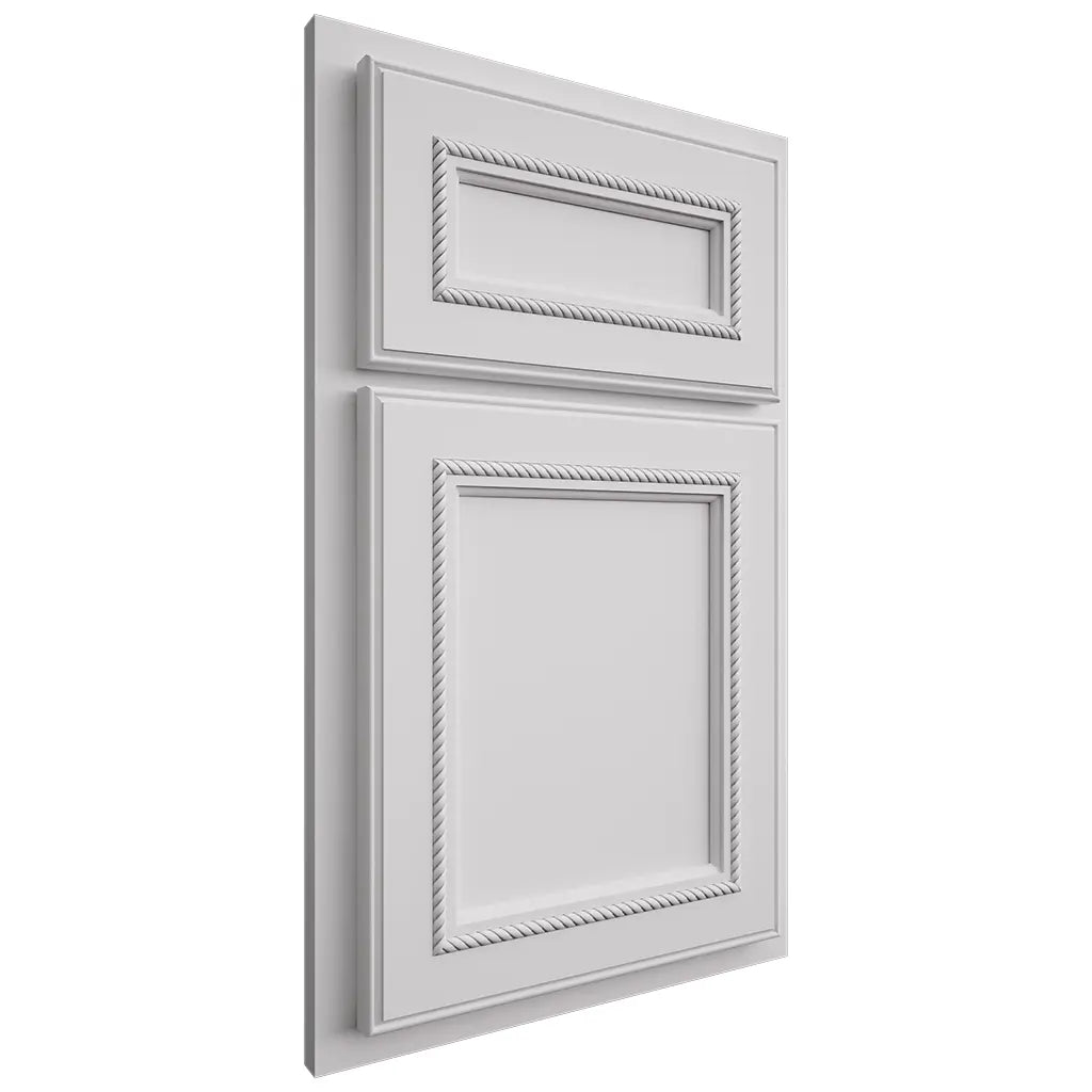 Shiloh Cabinetry Partial Overlay Shelby Paintable Arctic Door
