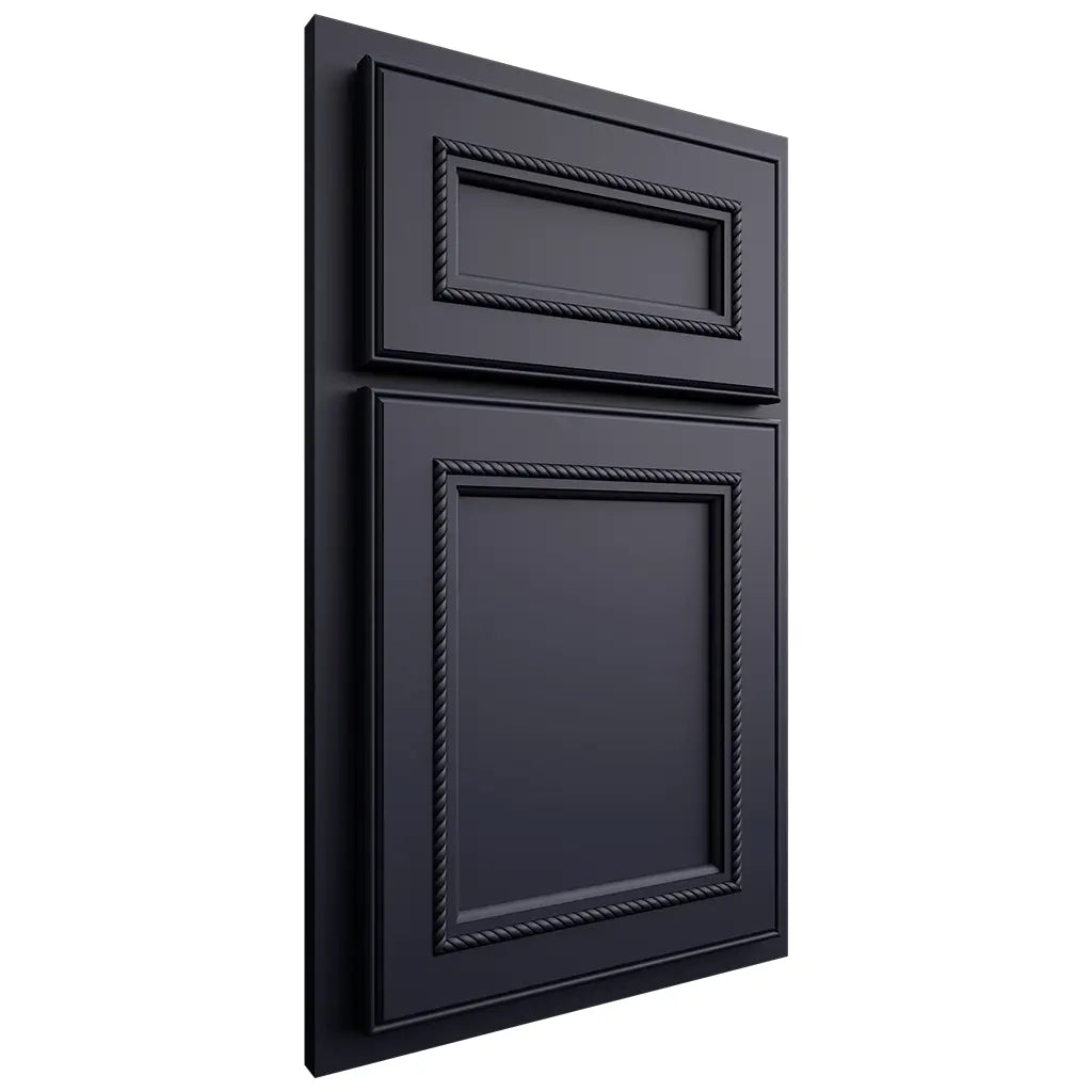 Shiloh Cabinetry Partial Overlay Shelby Paintable Hale Navy Door