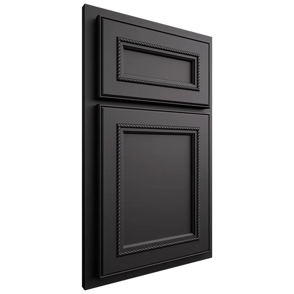 Shiloh Cabinetry Partial Overlay Shelby Paintable Iron Ore Door