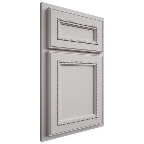 Shiloh Cabinetry Partial Overlay Shelby Paintable Light French Gray Door