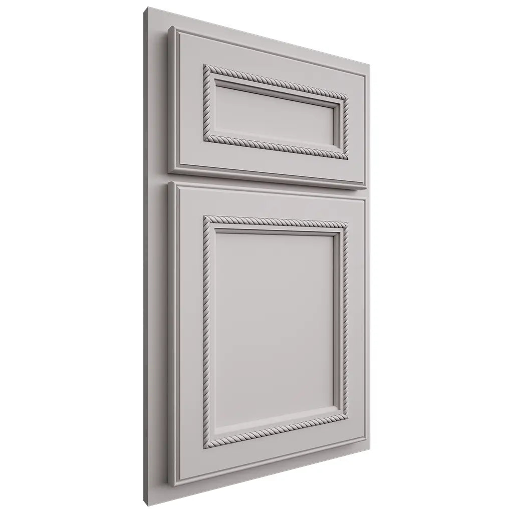 Shiloh Cabinetry Partial Overlay Shelby Paintable Light French Gray Door