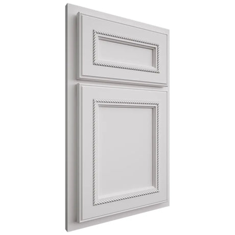 Shiloh Cabinetry Partial Overlay Shelby Paintable Polar Door
