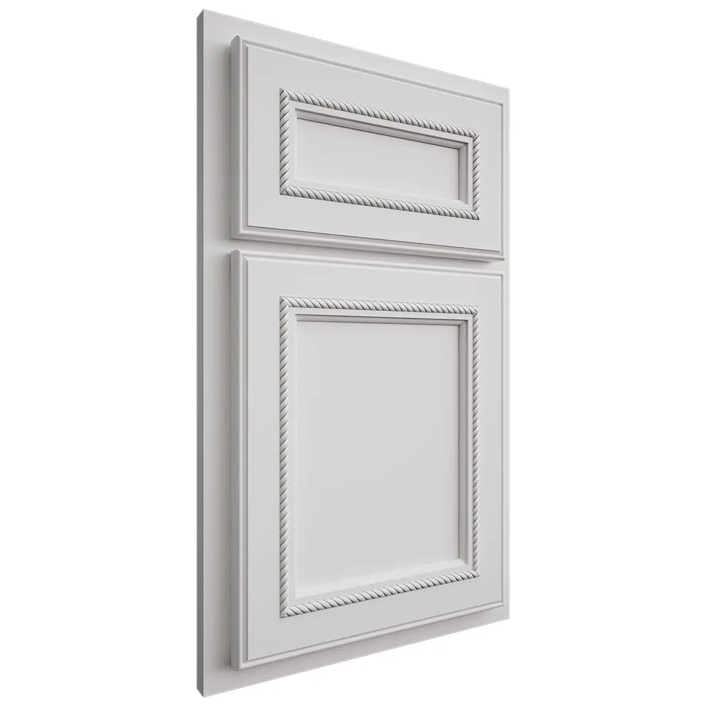 Shiloh Cabinetry Partial Overlay Shelby Paintable Pure White Door