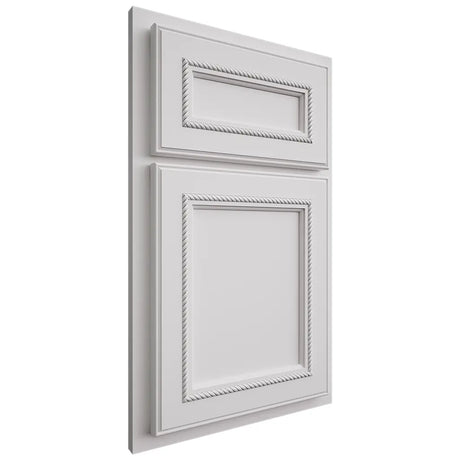 Shiloh Cabinetry Partial Overlay Shelby Paintable Pure White Door