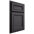 Shiloh Cabinetry Partial Overlay Shelby Poplar Plain Cut Cadet Door