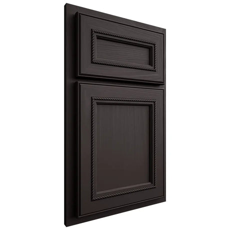 Shiloh Cabinetry Partial Overlay Shelby Poplar Plain Cut Carbon Door