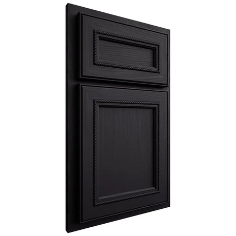 Shiloh Cabinetry Partial Overlay Shelby Poplar Plain Cut Harbor Door