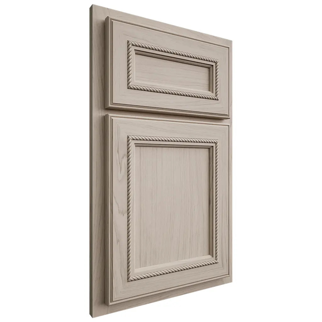Shiloh Cabinetry Partial Overlay Shelby Poplar Plain Cut Seagull Door