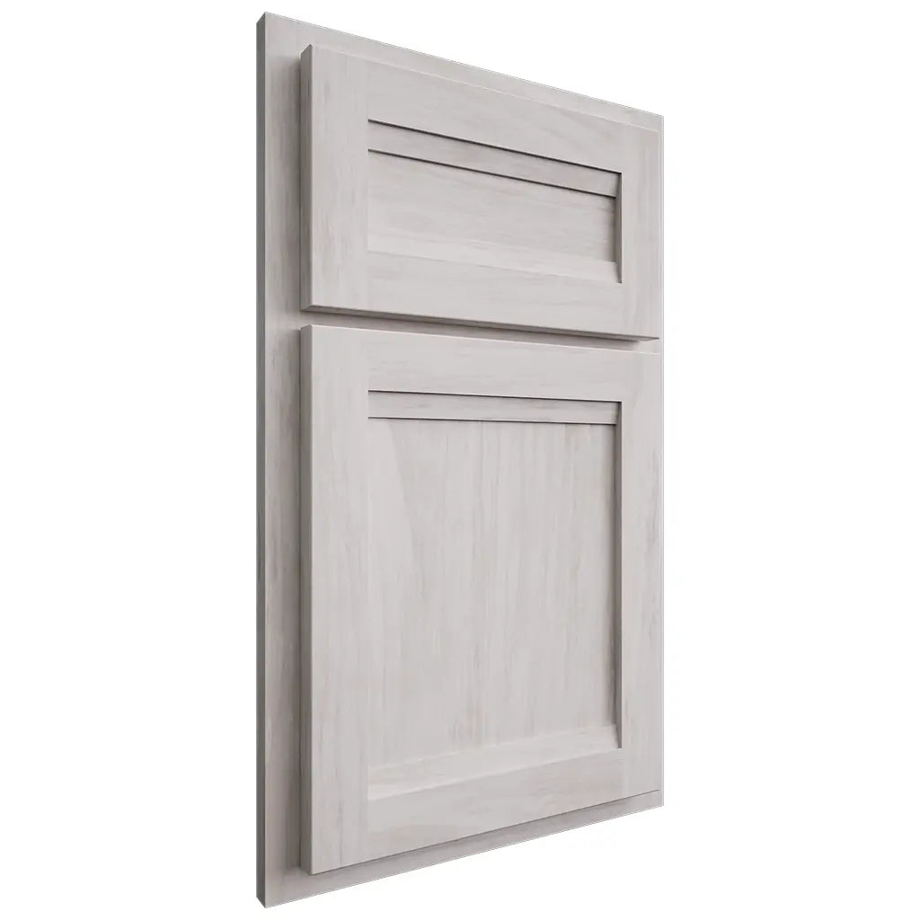 Shiloh Cabinetry Partial Overlay Somerset Alder Plain Cut Cotton Door