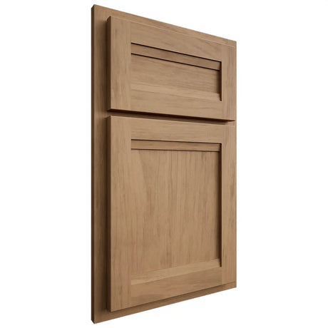 Shiloh Cabinetry Partial Overlay Somerset Alder Plain Cut Dusty Road Door