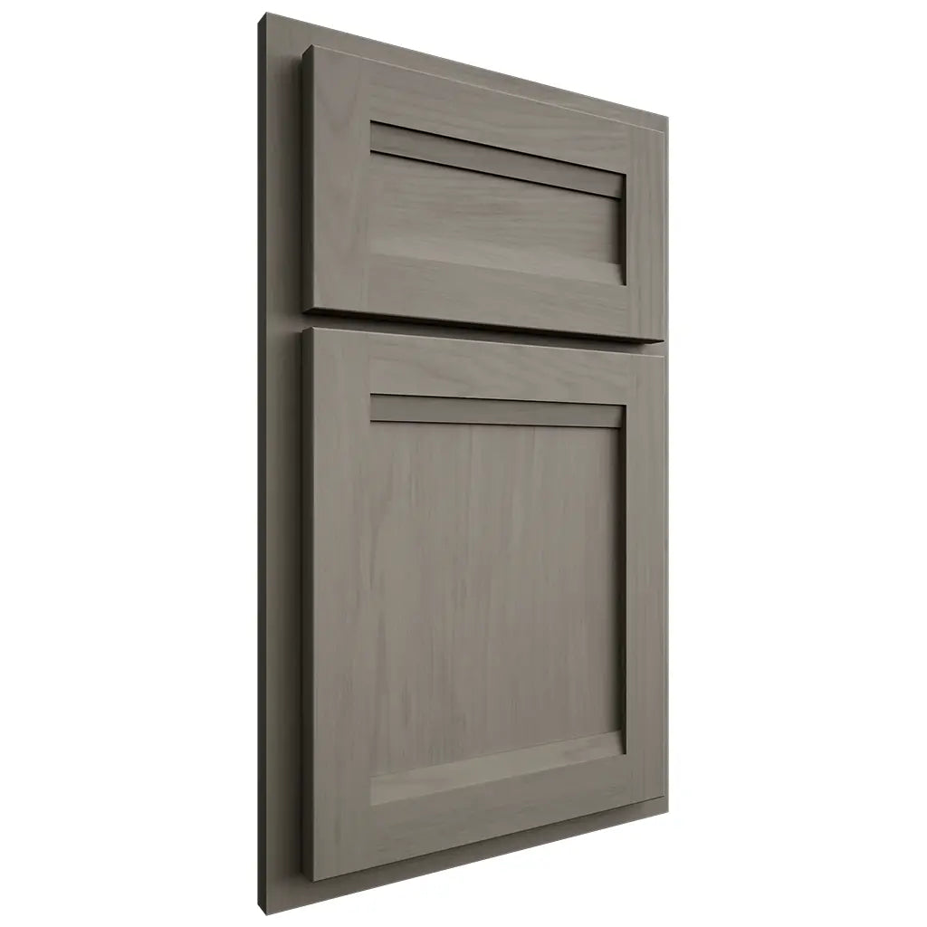 Shiloh Cabinetry Partial Overlay Somerset Alder Plain Cut Thyme Door